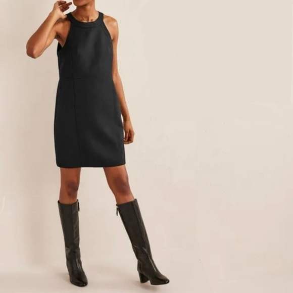 Boden Sleeveless Mini Shift Black Womens Plus Size 20/22 Wool Blend 2X New NWT - Picture 1 of 9